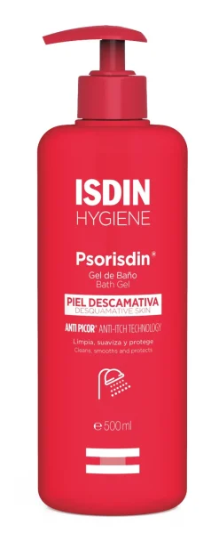 Gel douche Psorisdin Hygiène Peaux Psoriasiques