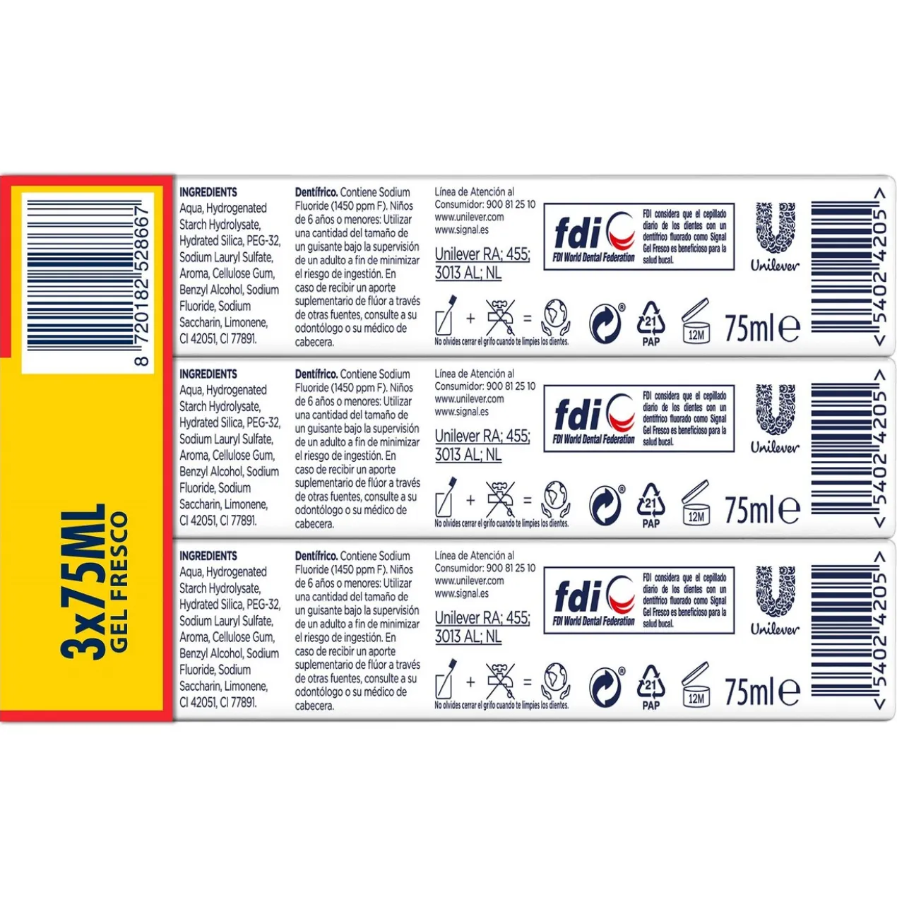 Gel Fraîcheur Dentifrice