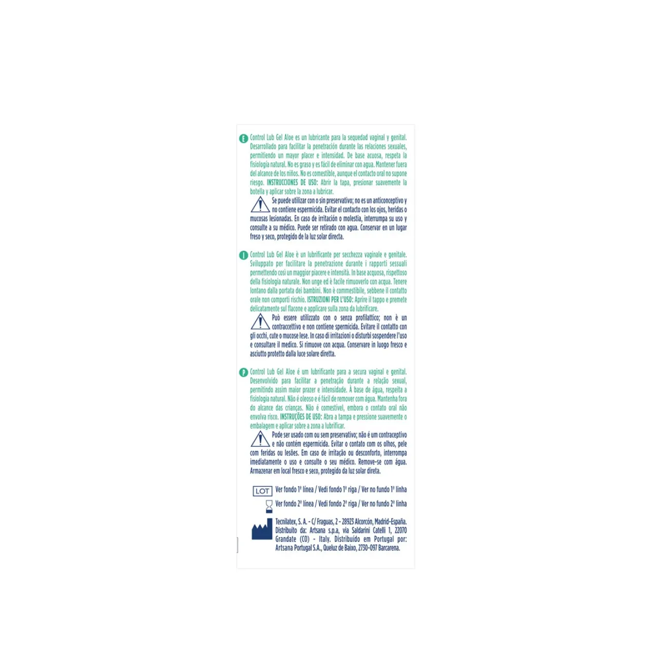 Gel Lubrifiant Aloe Vera