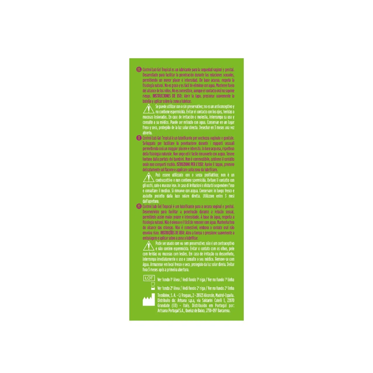 Gel Lubrifiant Tropical
