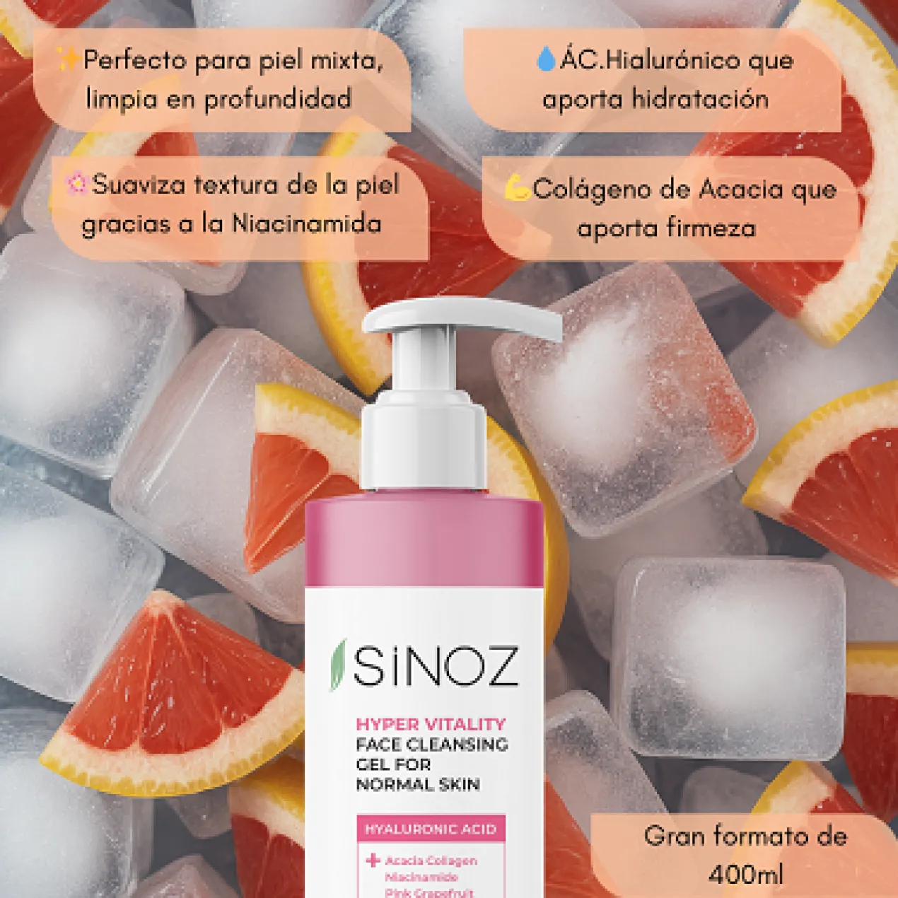 Gel Nettoyant Visage Peau Normale