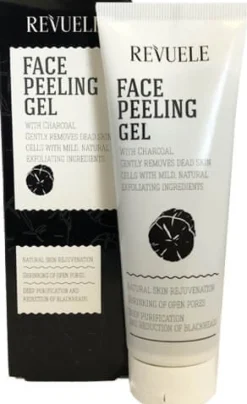 Gel peeling visage au charbon