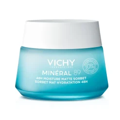 Gel Sorbet Matifiant Hydratant 48H Minéral 89