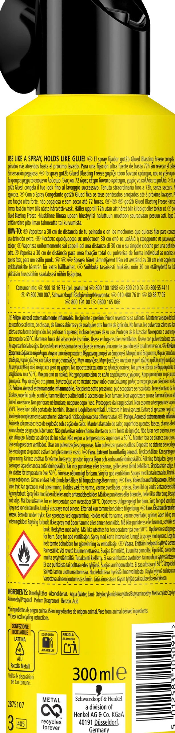 Glued Spray Effet Surgelant