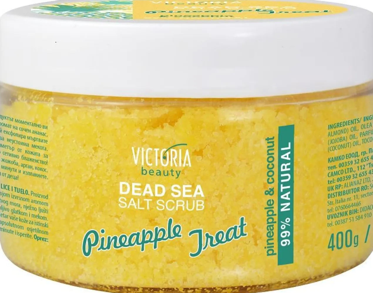 Gommage visage et corps parfum ananas