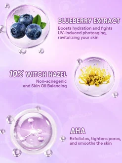 Good Grip Hydrating Primer Blueberry + AHA Prebase Visage Sans Silicone