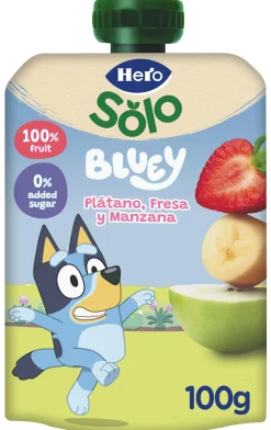 Gourde Mon Fruit Banane et Fraise Hero Nanos