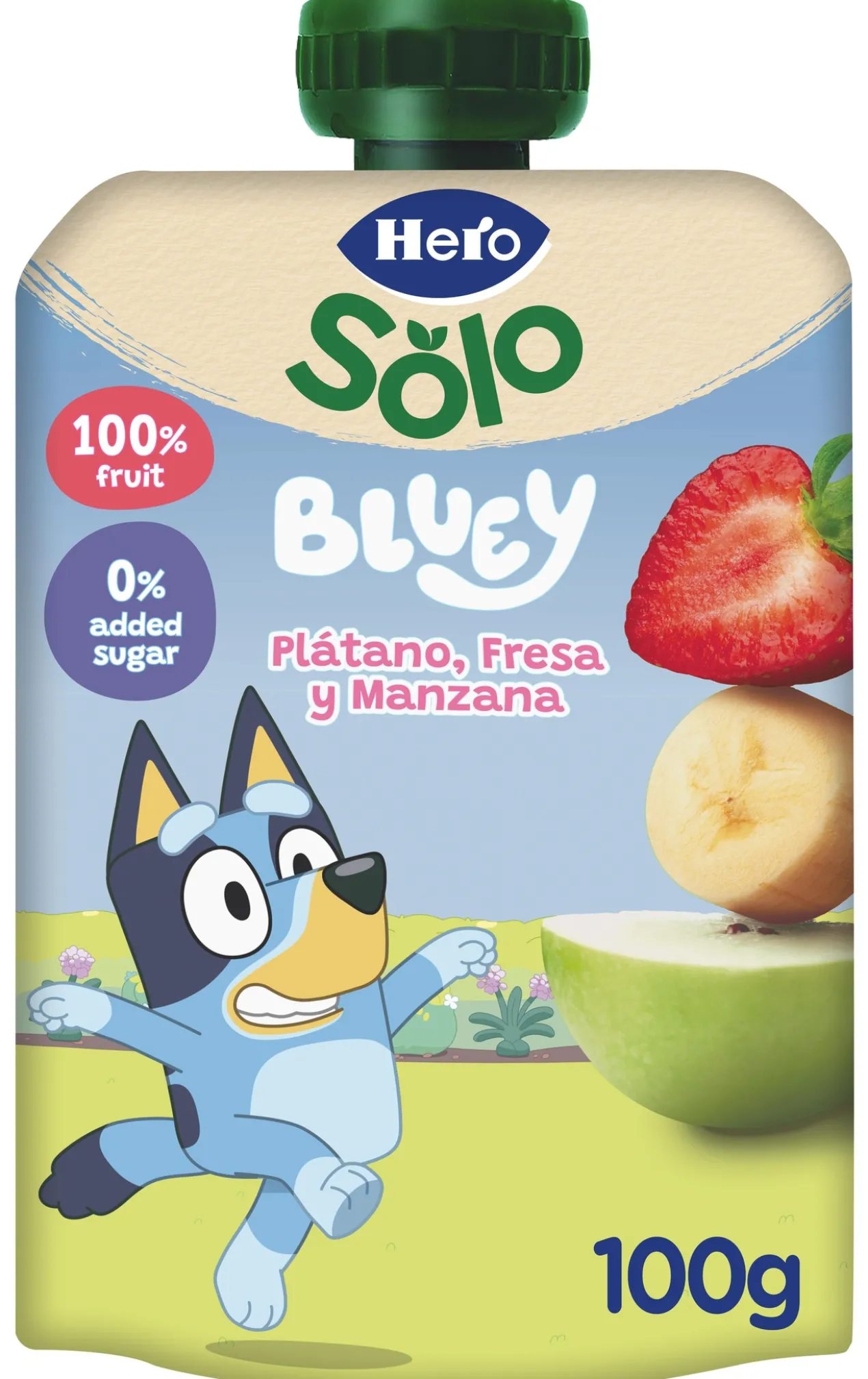 Gourde Mon Fruit Banane et Fraise Hero Nanos