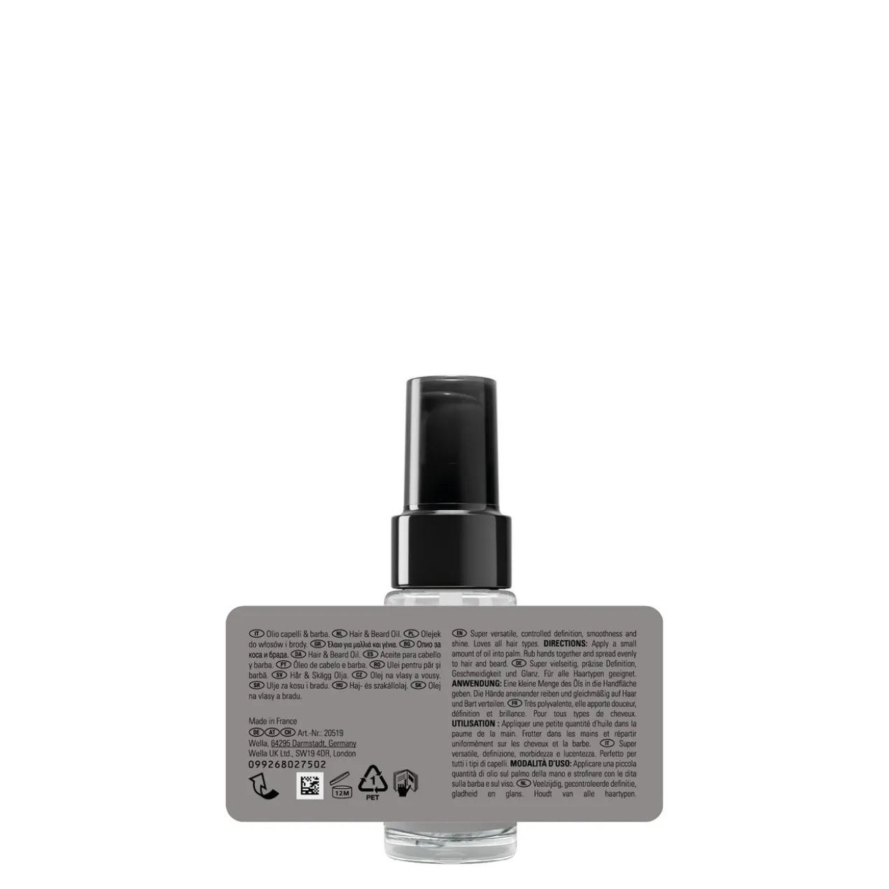 Groom Huile pour Cheveux et Barbe pour Homme