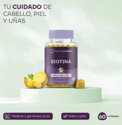 Gummies Biotine avec Zinc et Sélénium