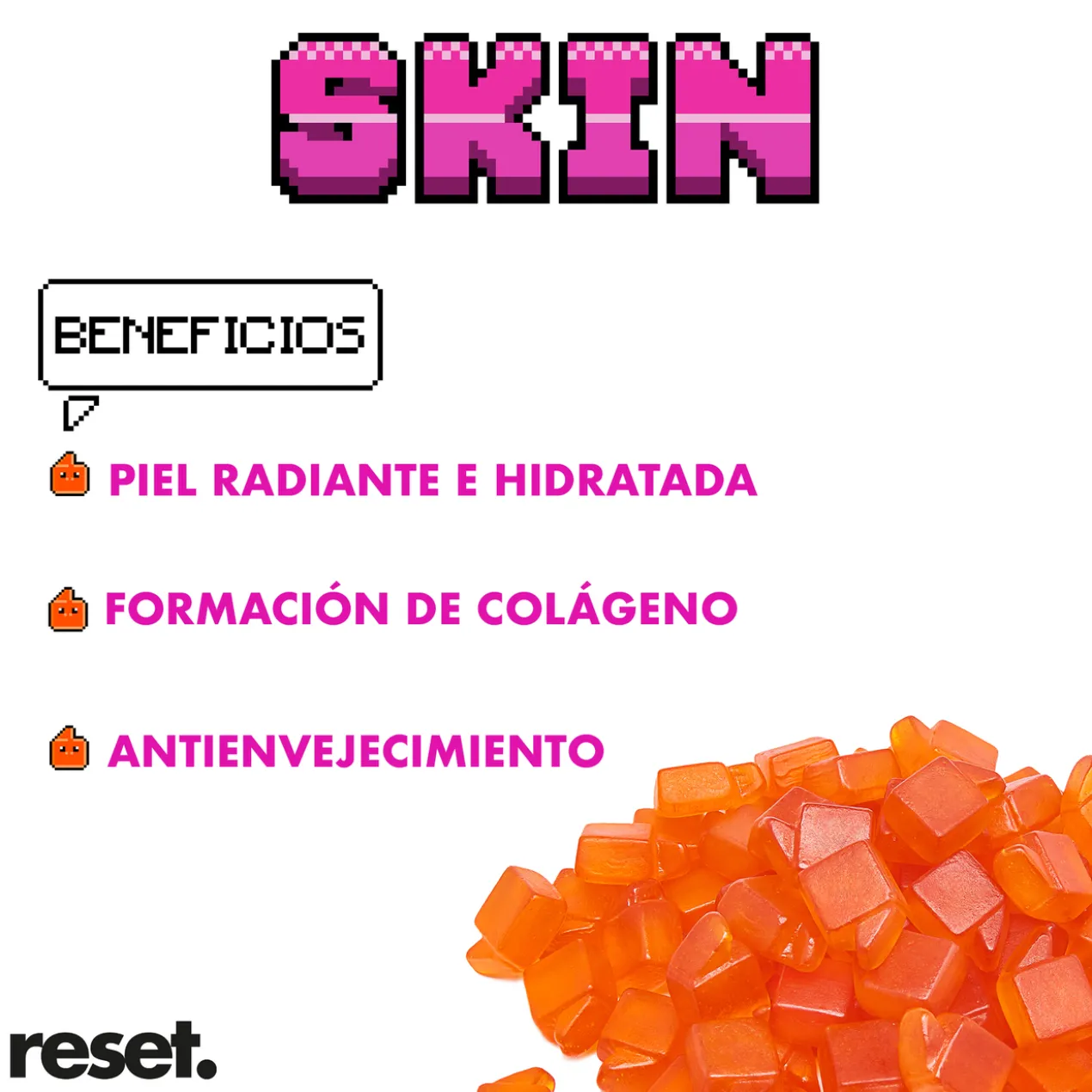 Gummies Skin Vitamines pour Prendre Soin de la Peau
