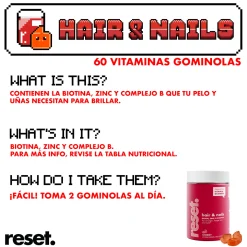Hair & Nails Vitamin Gummies