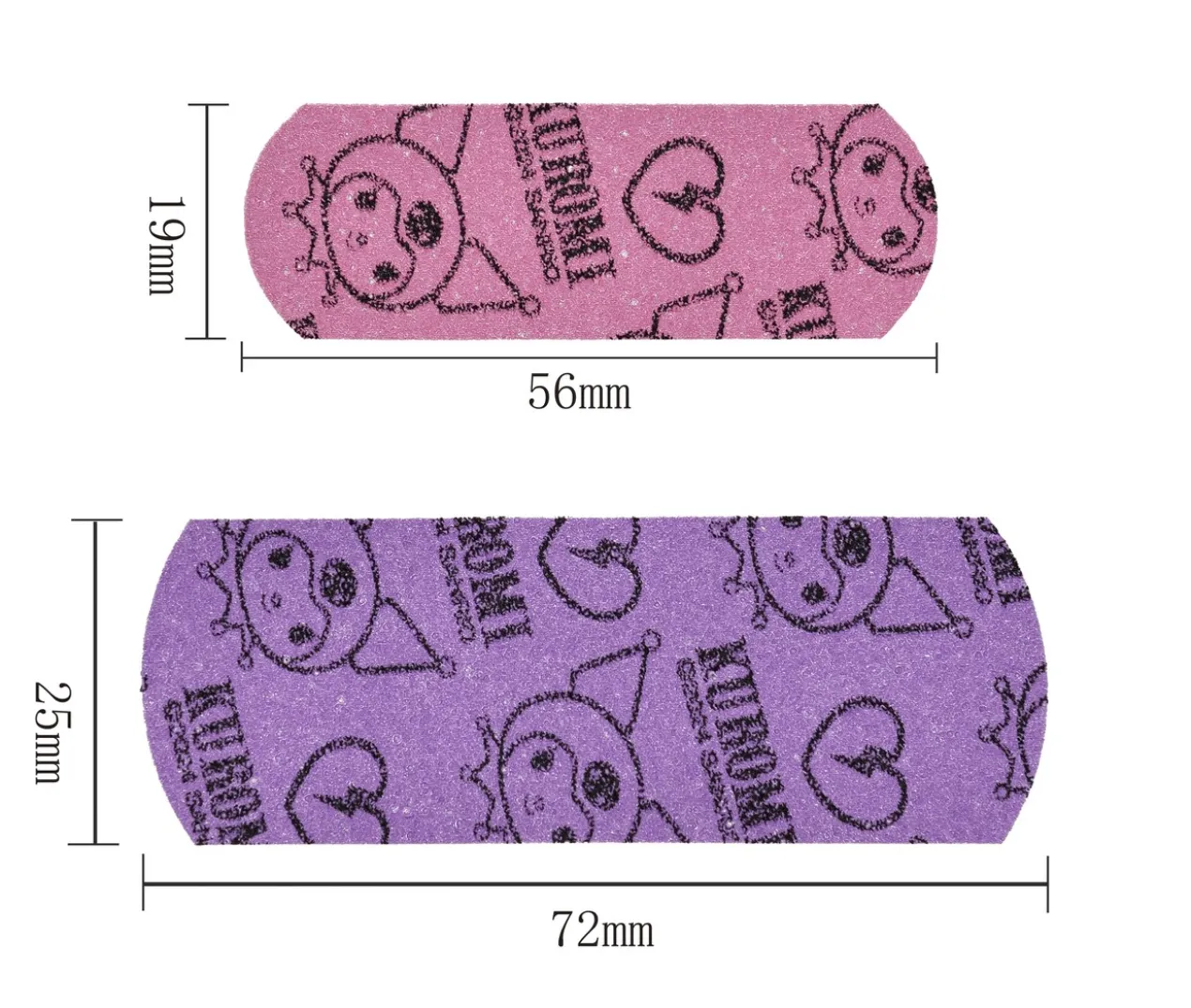 Hello Kitty Kuromi Boîte de Pansements Enfants Brillants