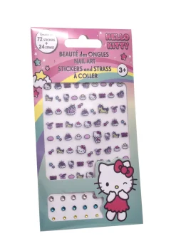 Hello Kitty Stickers et Strass pour Décoration d'Ongles