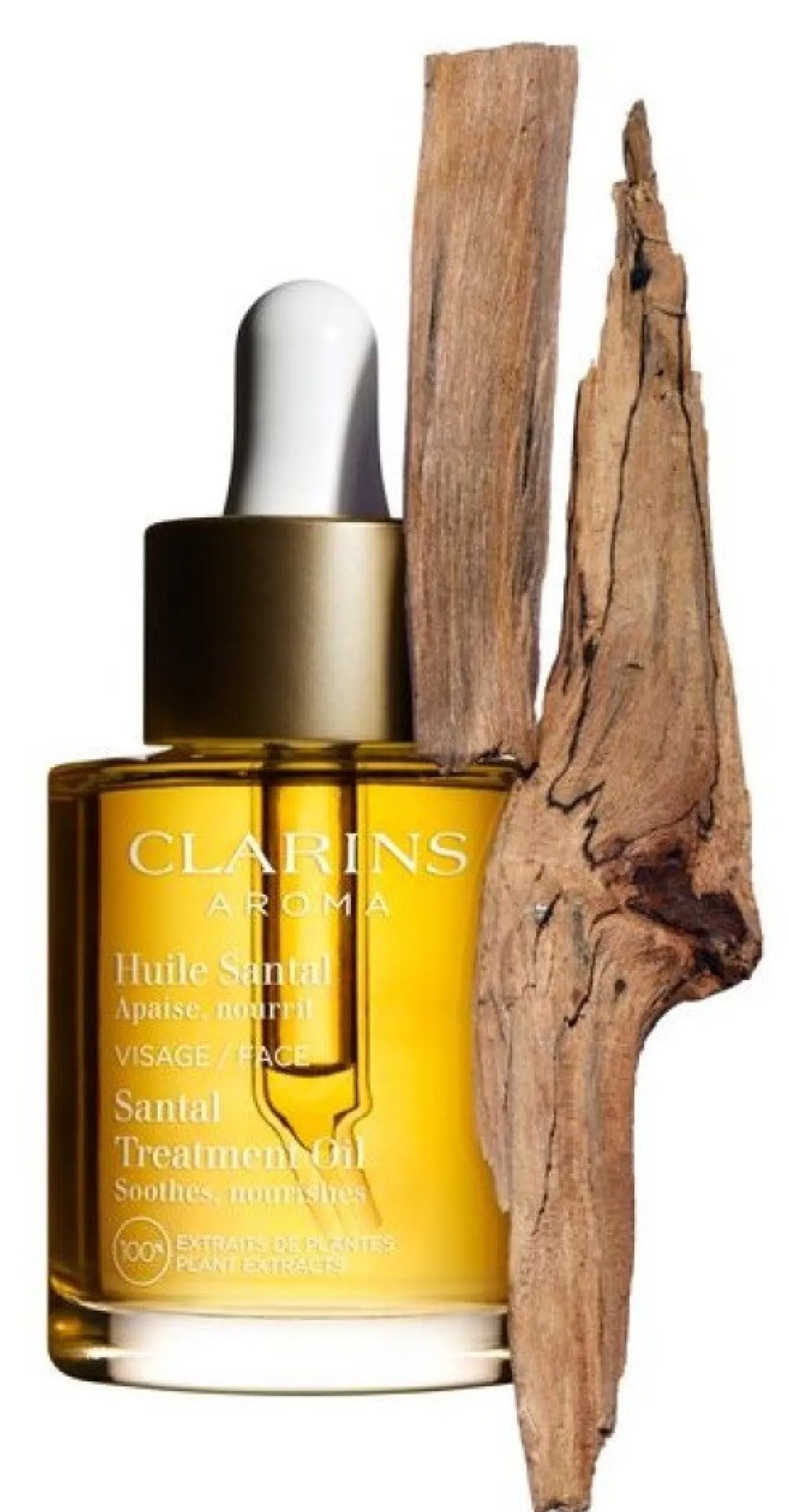 Huile au santal peaux sèches