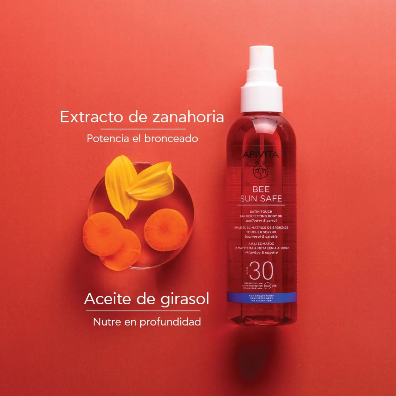 Huile Corps Bronzage Parfait SPF30