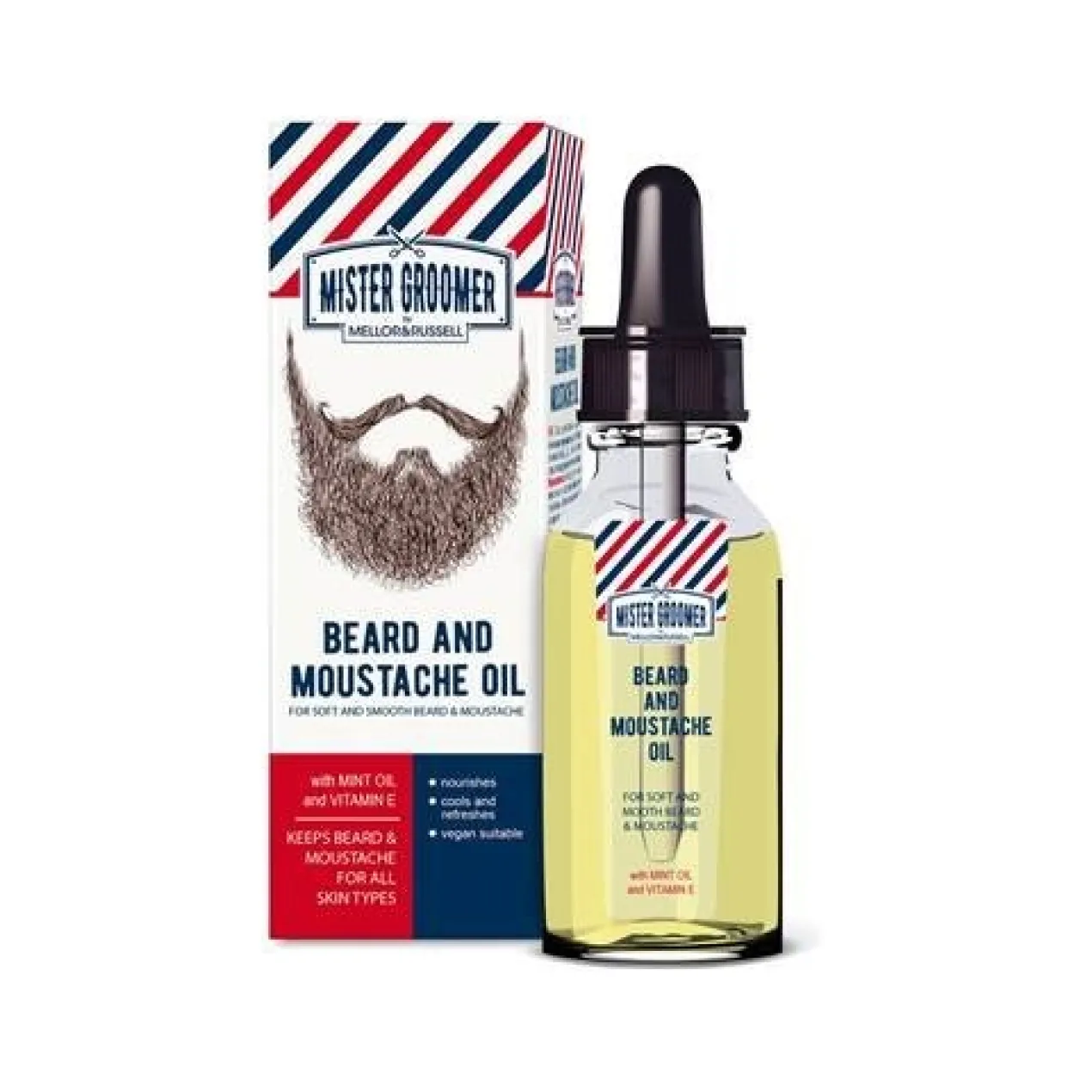 Huile pour Barbe et Moustache