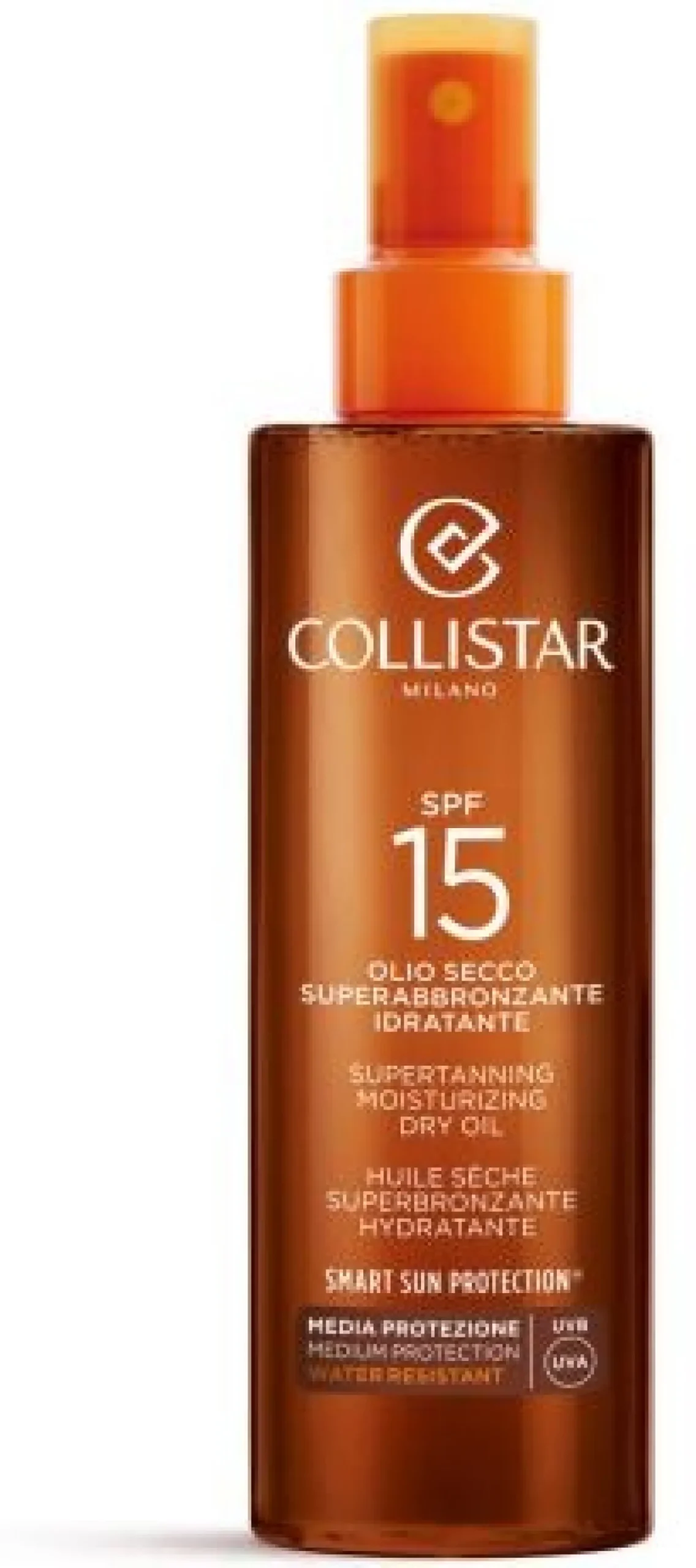 Huile sèche super bronzante hydratante SPF 15