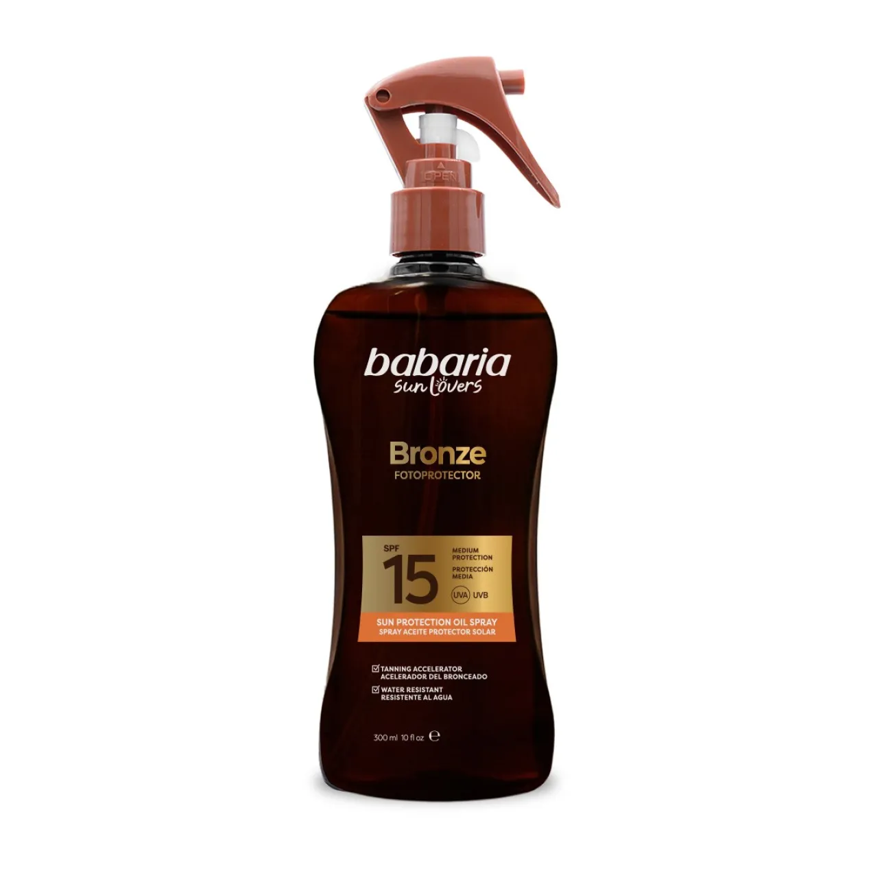 Huile solaire protectrice Bronze SPF15