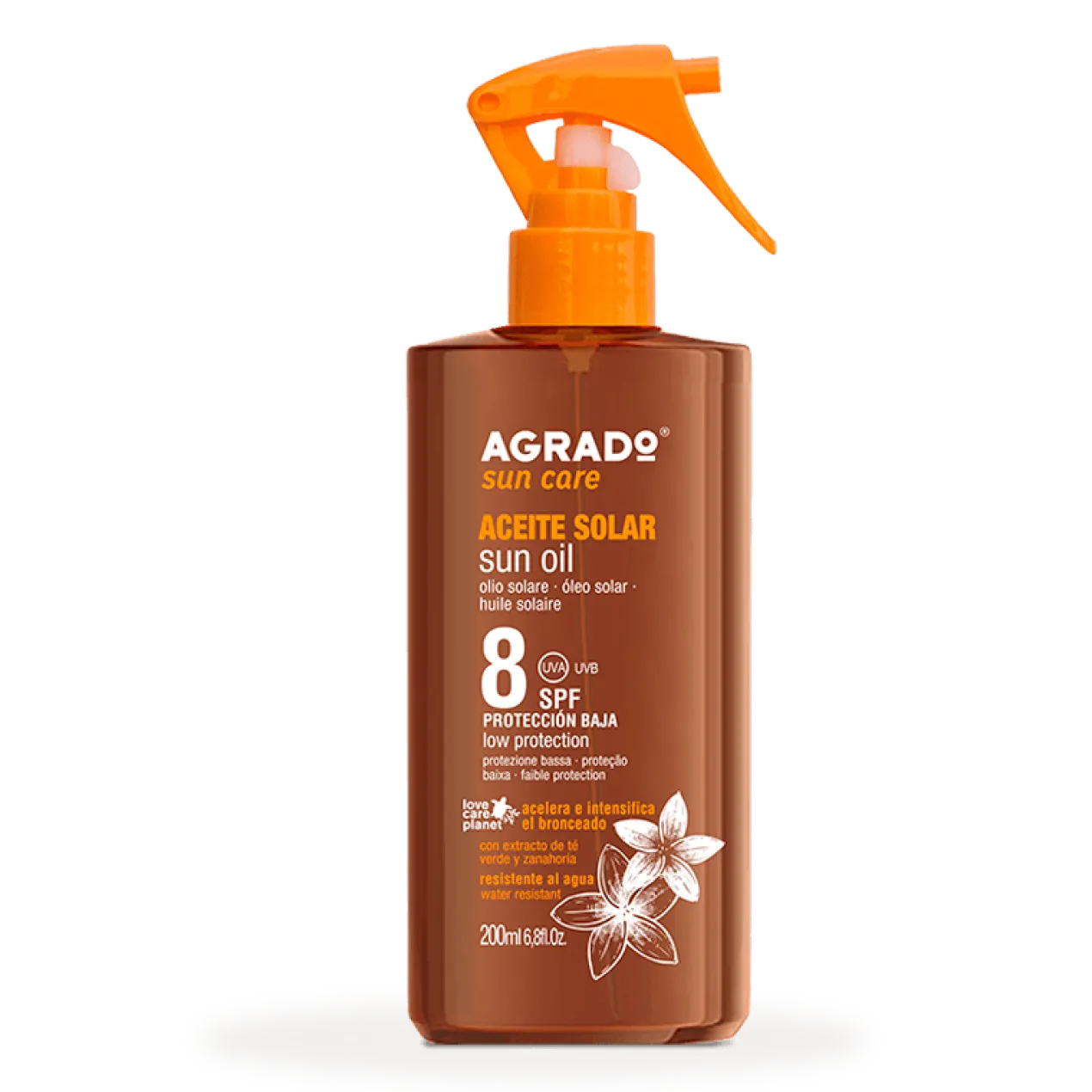 Huile Solaire SPF8