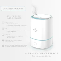 Humidificateur d’Essence avec Lumière d’Ambiance