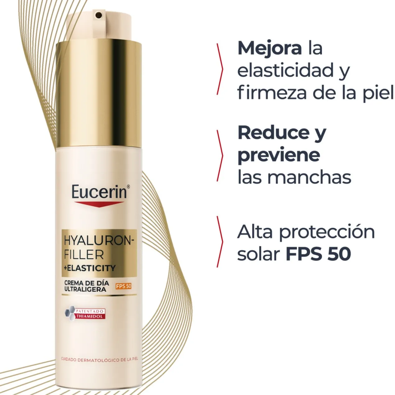 Hyaluron-Filler + Elasticity Crème de Jour Ultra-Légère et Thiamidol SPF50