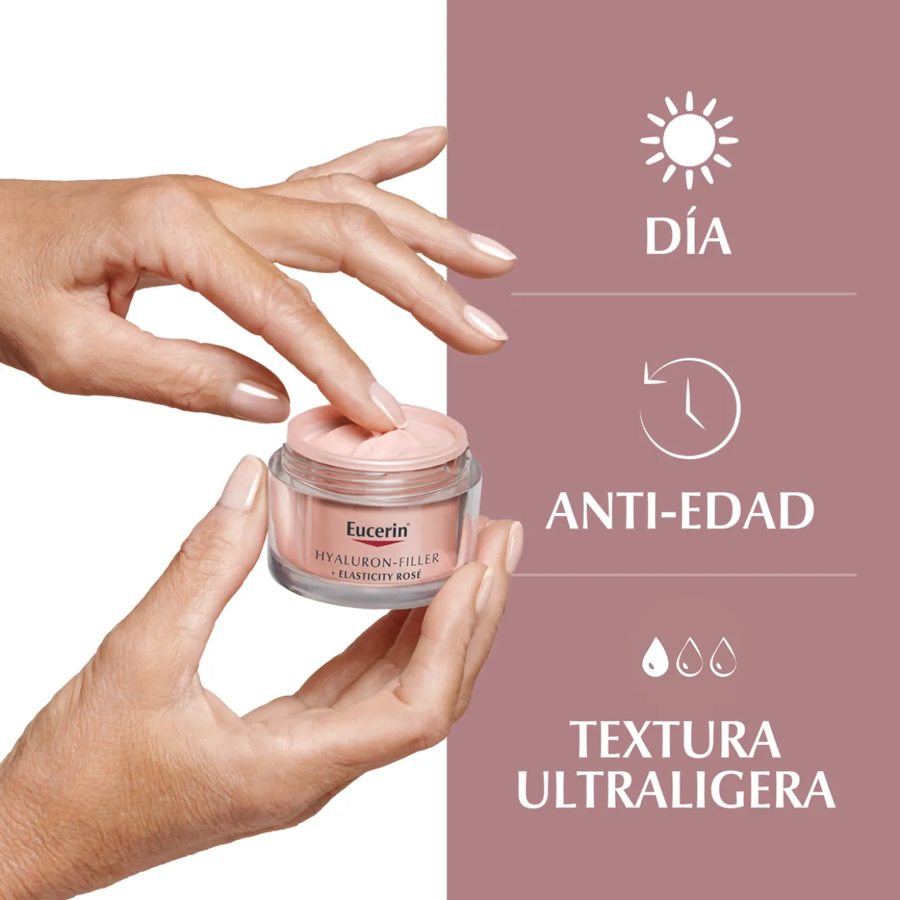 Hyaluron-Filler + Elasticity Crème de jour Rose FPS 30