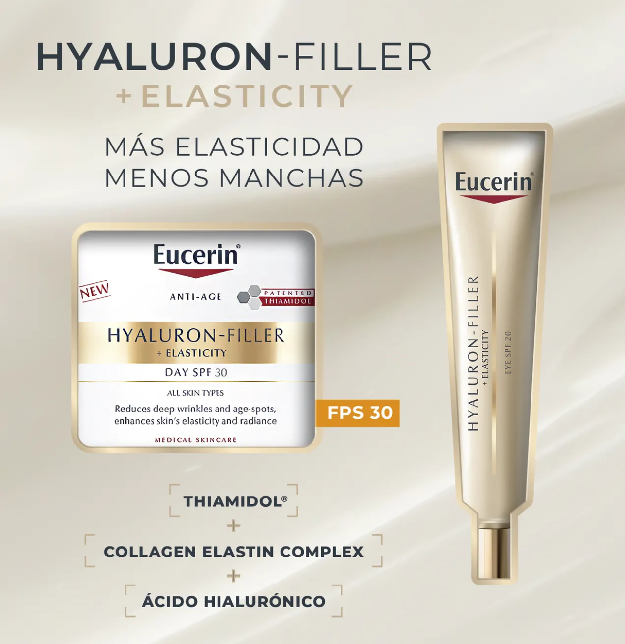 Hyaluron-Filler + Elasticity Soin Jour SPF 30 + Soin Yeux