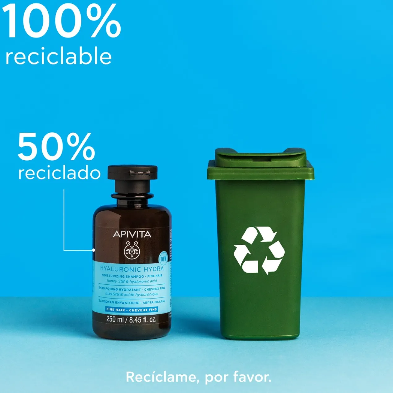 hyaluronic Hydra Shampoing Hydratant pour Cheveux Fins