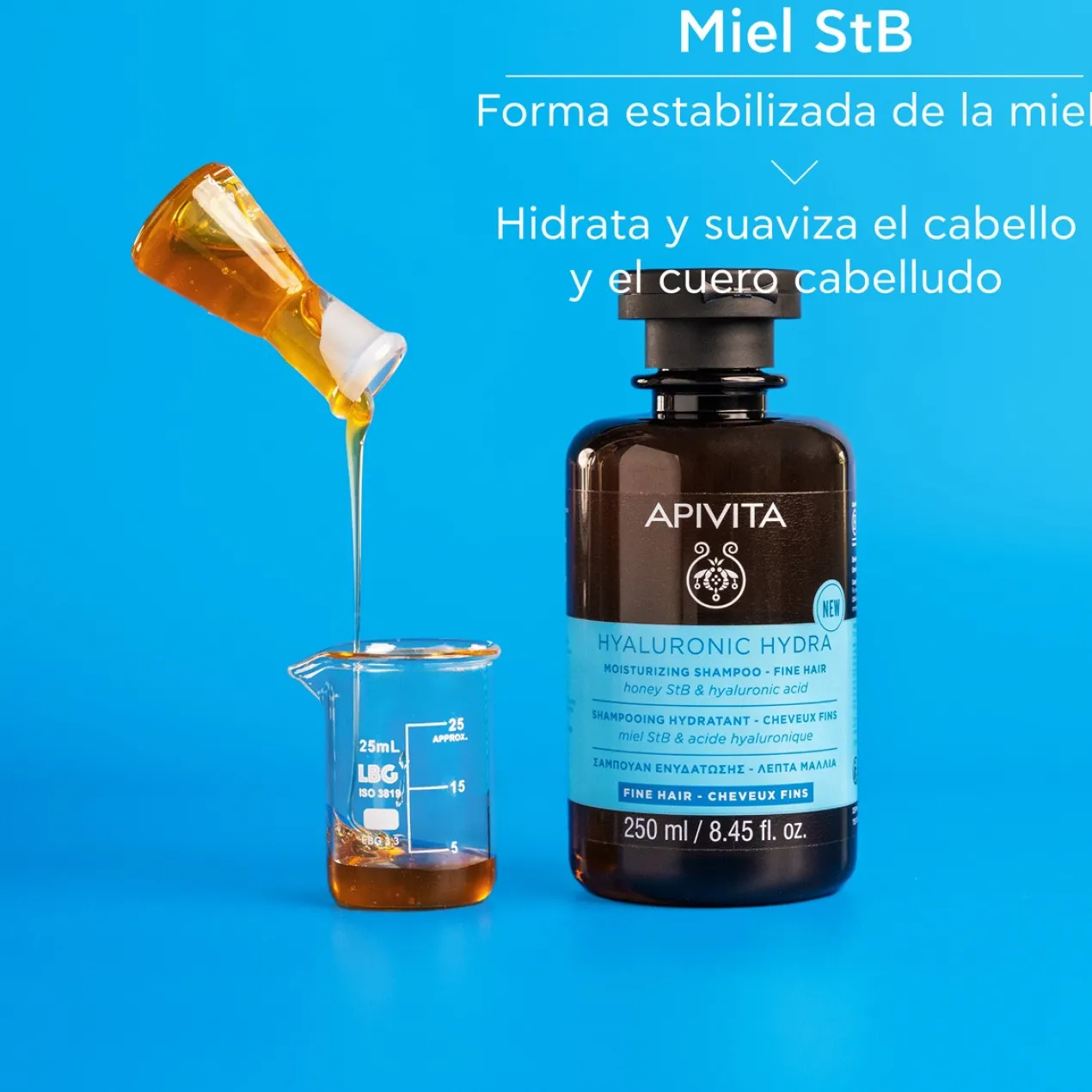 hyaluronic Hydra Shampoing Hydratant pour Cheveux Fins