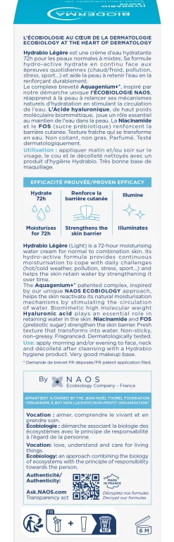 Hydrabio Gel crème hydratante