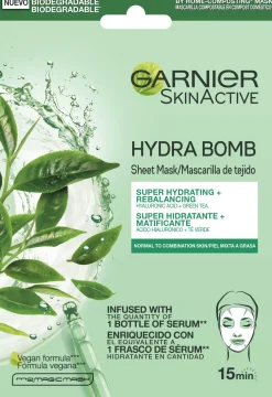 Hydra Bomb Masque Tissu Thé Vert