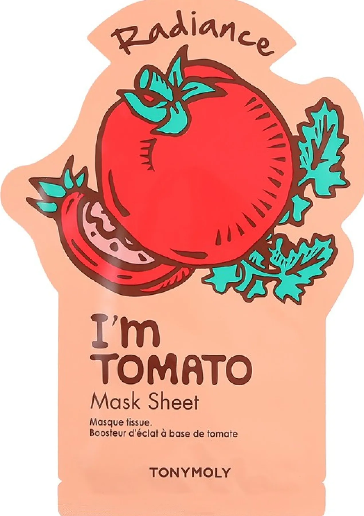 I'm Tomato Mask Sheet Glow Radiance Masque Visage