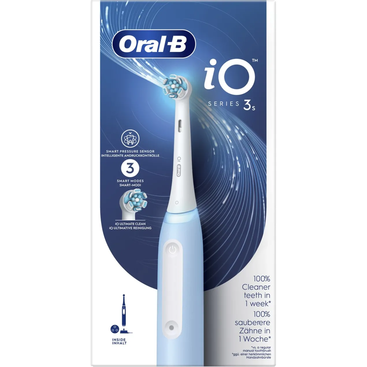 iO 3S Brosse à Dents Électrique Bleue