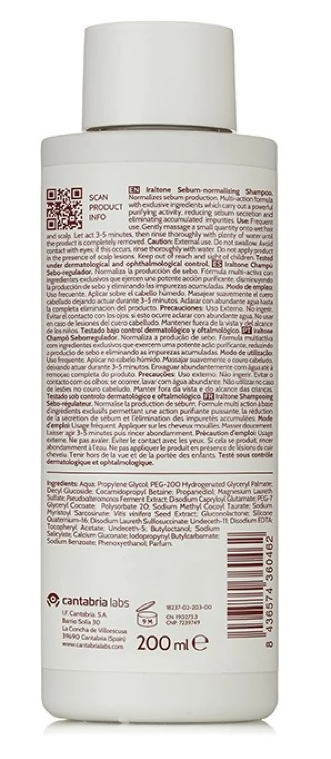 Iraltone Shampoing Sebo-Régulateur