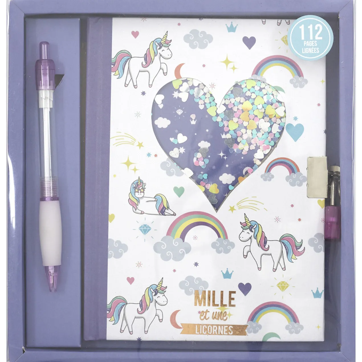 Journal Licorne avec Stylo