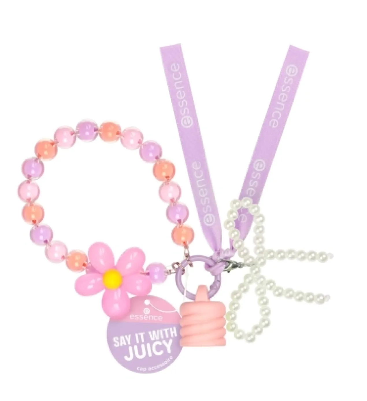 Juicy Bomb Porte-Clés avec Capuchon Brillant à Lèvres