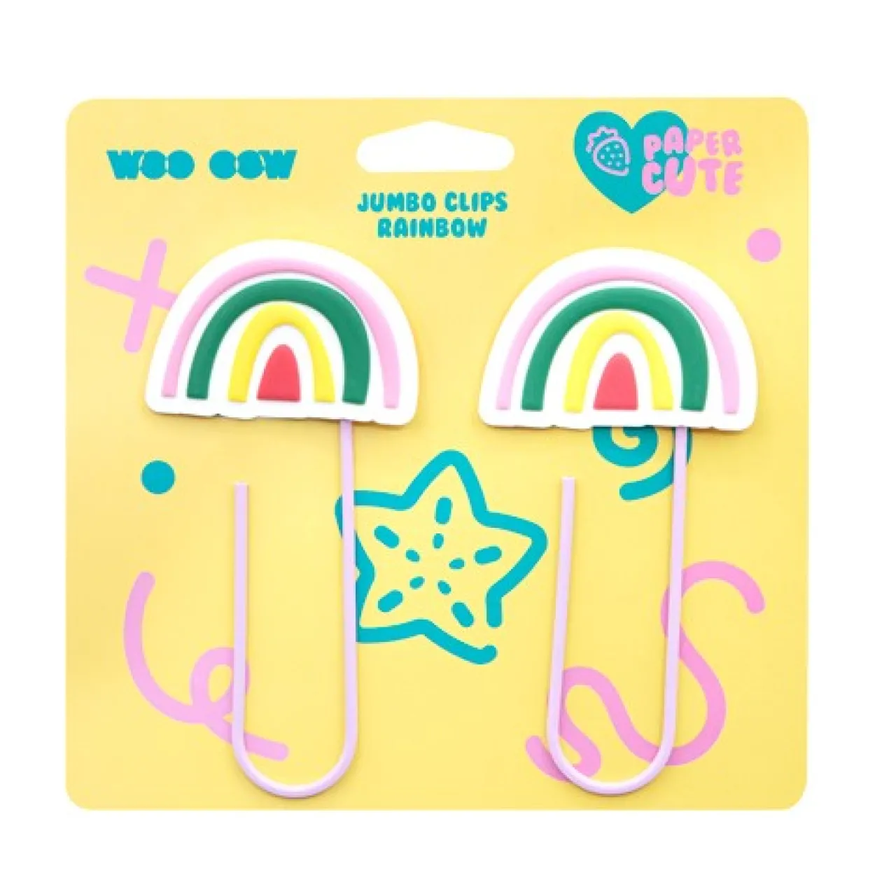 Jumbo Clip Marque-page Rainbow