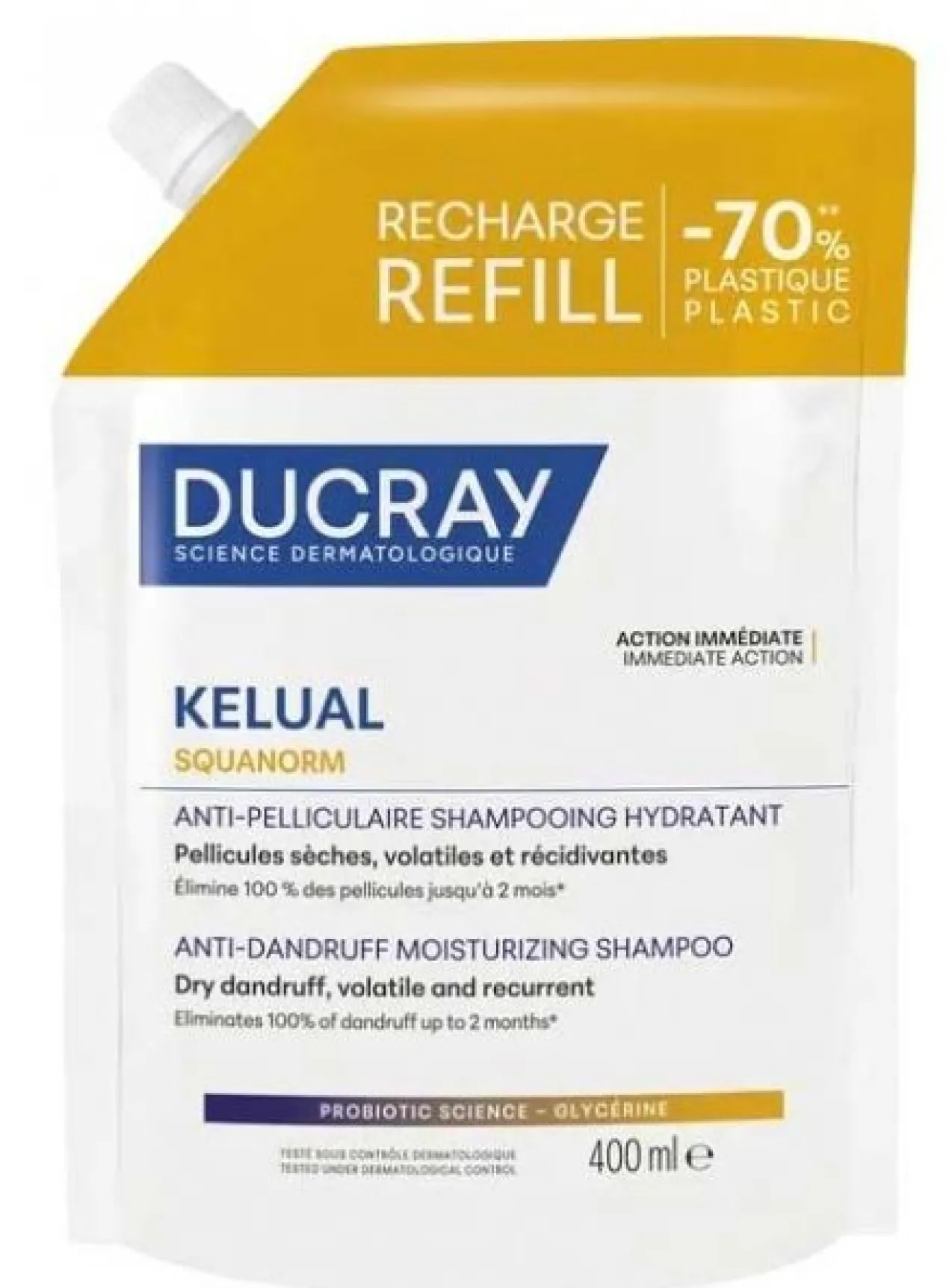 Kelual Squanorm Recharge Shampoing Hydratant Antipelliculaire