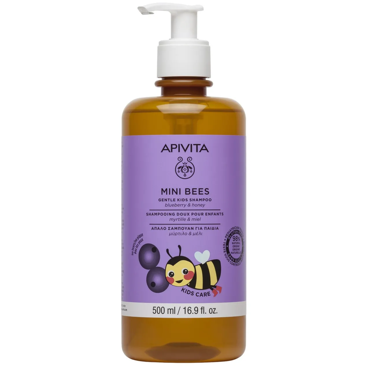 Kids Mini Bees Shampoing Doux Myrtille et Miel
