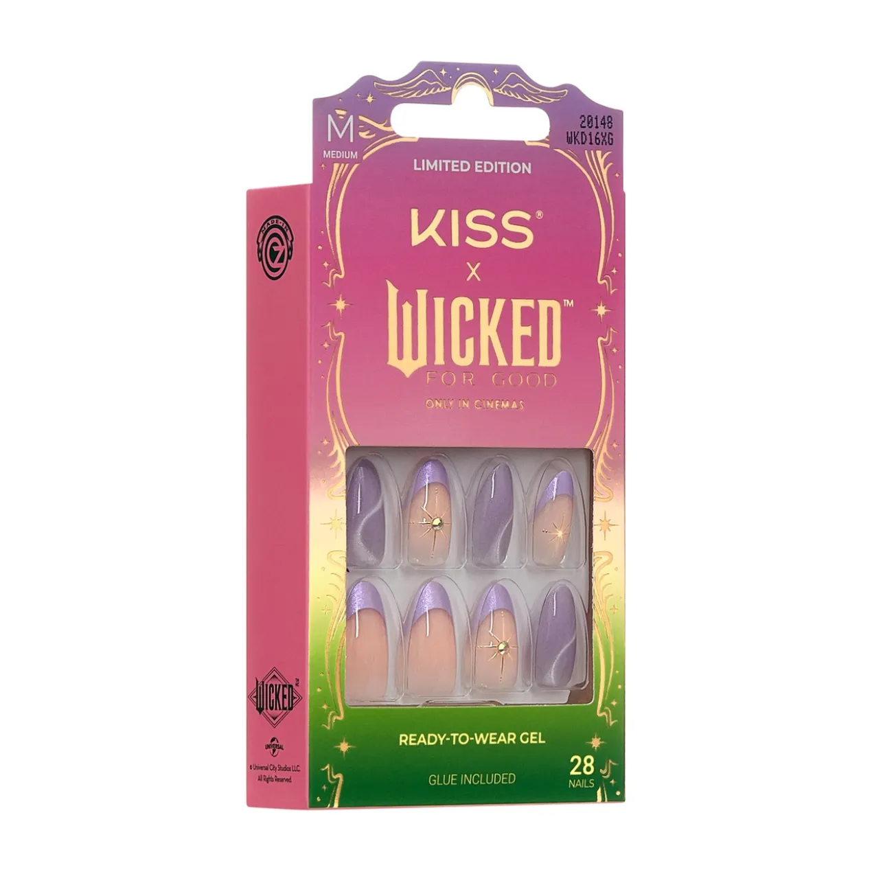 Kiss x Wicked For Good Set de Faux Ongles