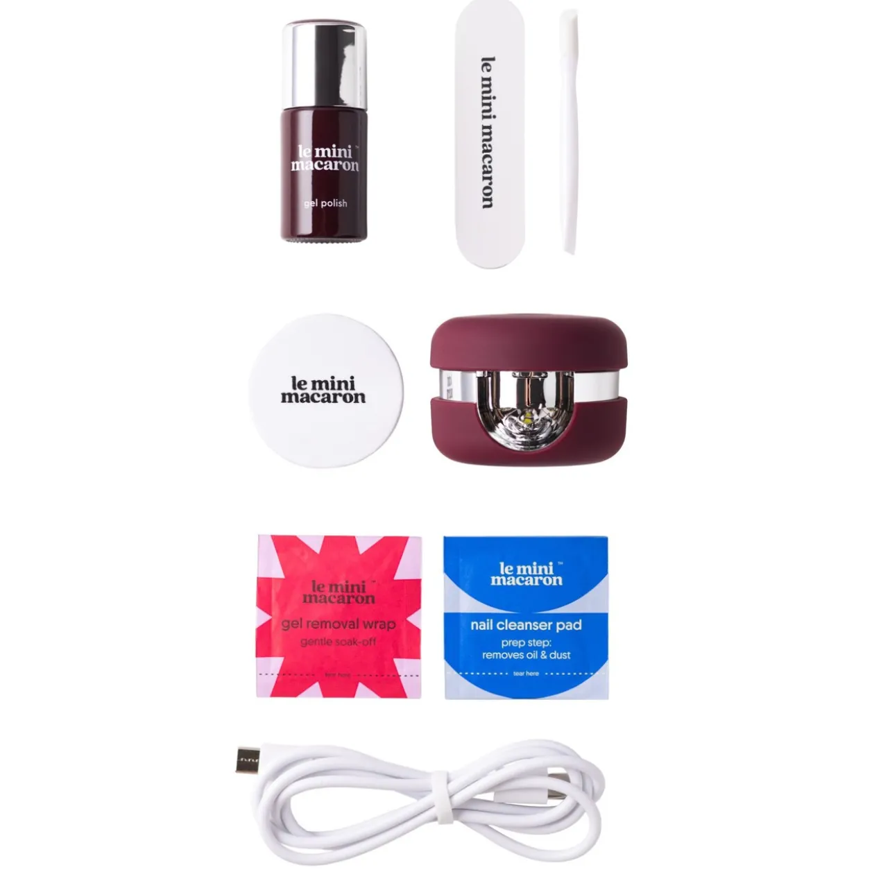 Kit de Manucure Semi-Permanente Sans Fil Cassis