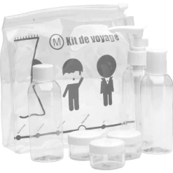 Kit de Voyage Bouteilles Rechargeables