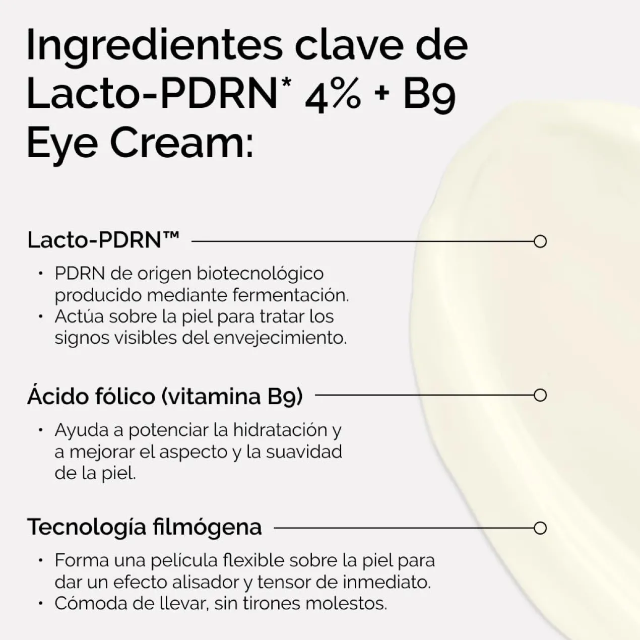Lacto-PDRN* 4 % + B9 Eye Cream