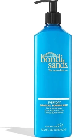 Lait autobronzant double action