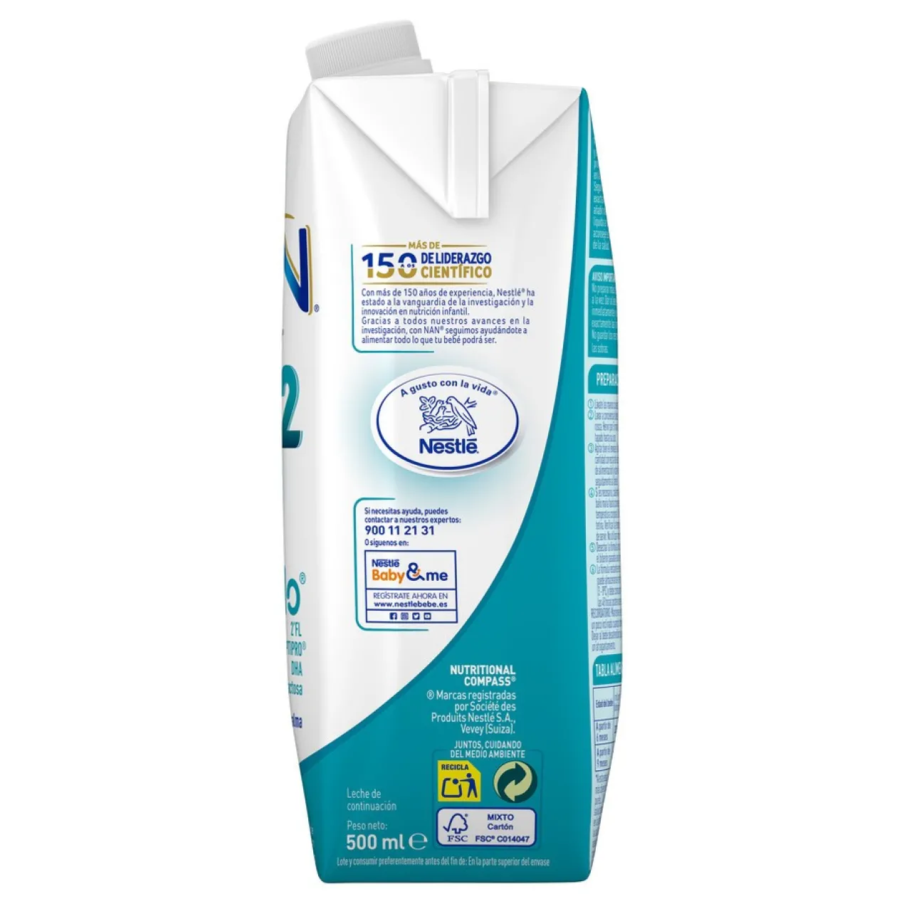 Lait de Suite Liquide NAN OPTIPRO 2