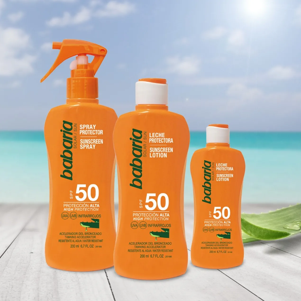 Lait Solaire Protecteur SPF 50 à l’Aloe Vera