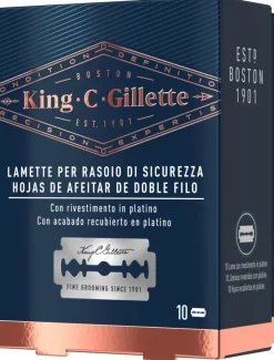 Lames de rasoir double tranchant Gillette King C.