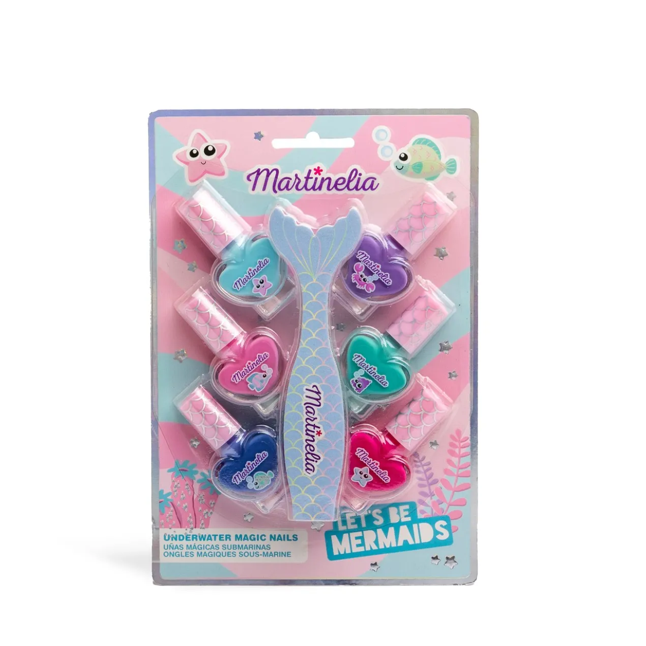 Let's Be Mermaids Set Ongles Magiques Sous-Marins