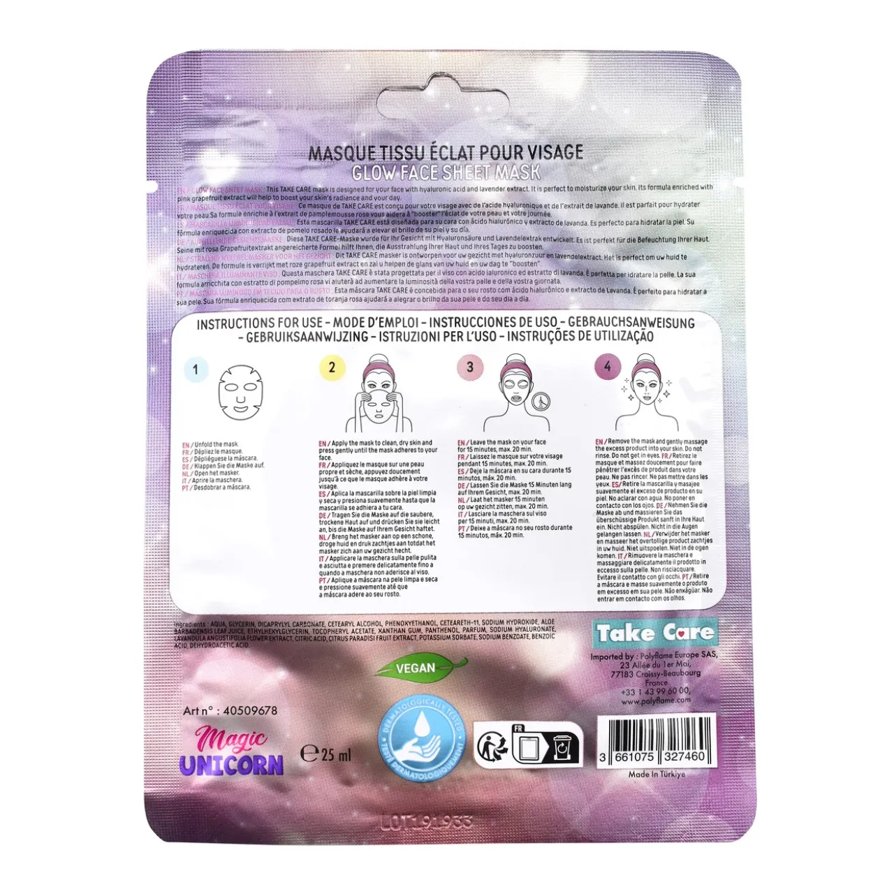 Licorne Masque Visage Lumineux